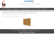 Tablet Screenshot of electrobox.fr